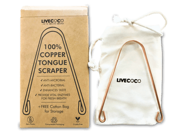 Pure Copper Tongue Scraper (anti-microbial)-0