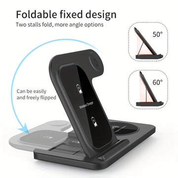 Elite 3-in-1 Wireless Charging Station — iPhone, Apple Watch & AirPods