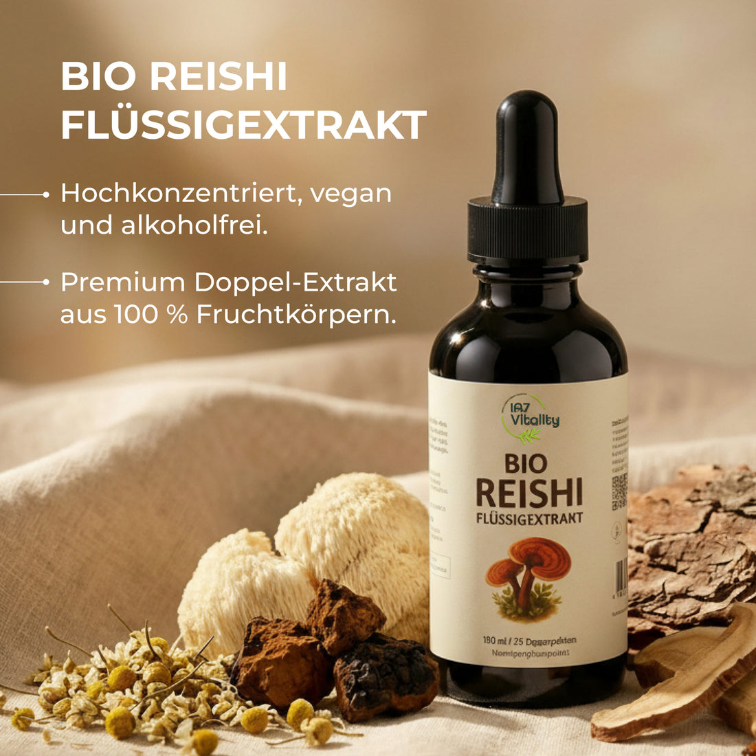 Bio Reishi Flüssigextrakt - 100ml