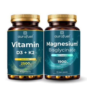 Essential daily trio: Vitamin D3 + K2 + Magnesium-0