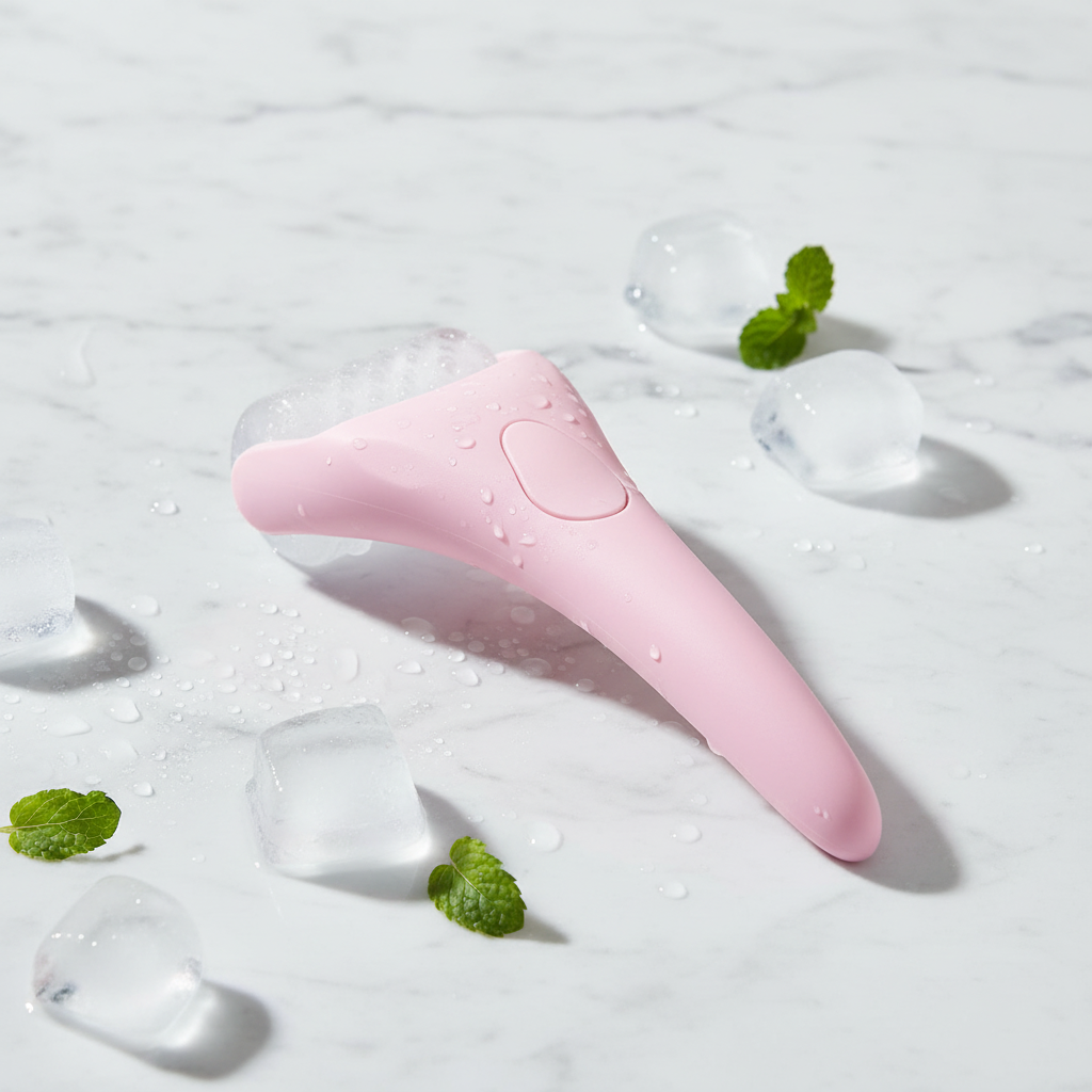 CryoGlow Face Ice Roller — Lifestyle Shot