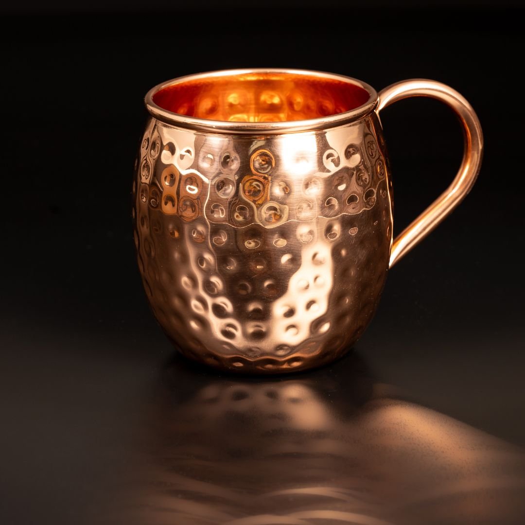 Moscow Mule Kupferbecher-Set Specter – 2x Moscow Mule Becher (gehämmert, 500 ml)